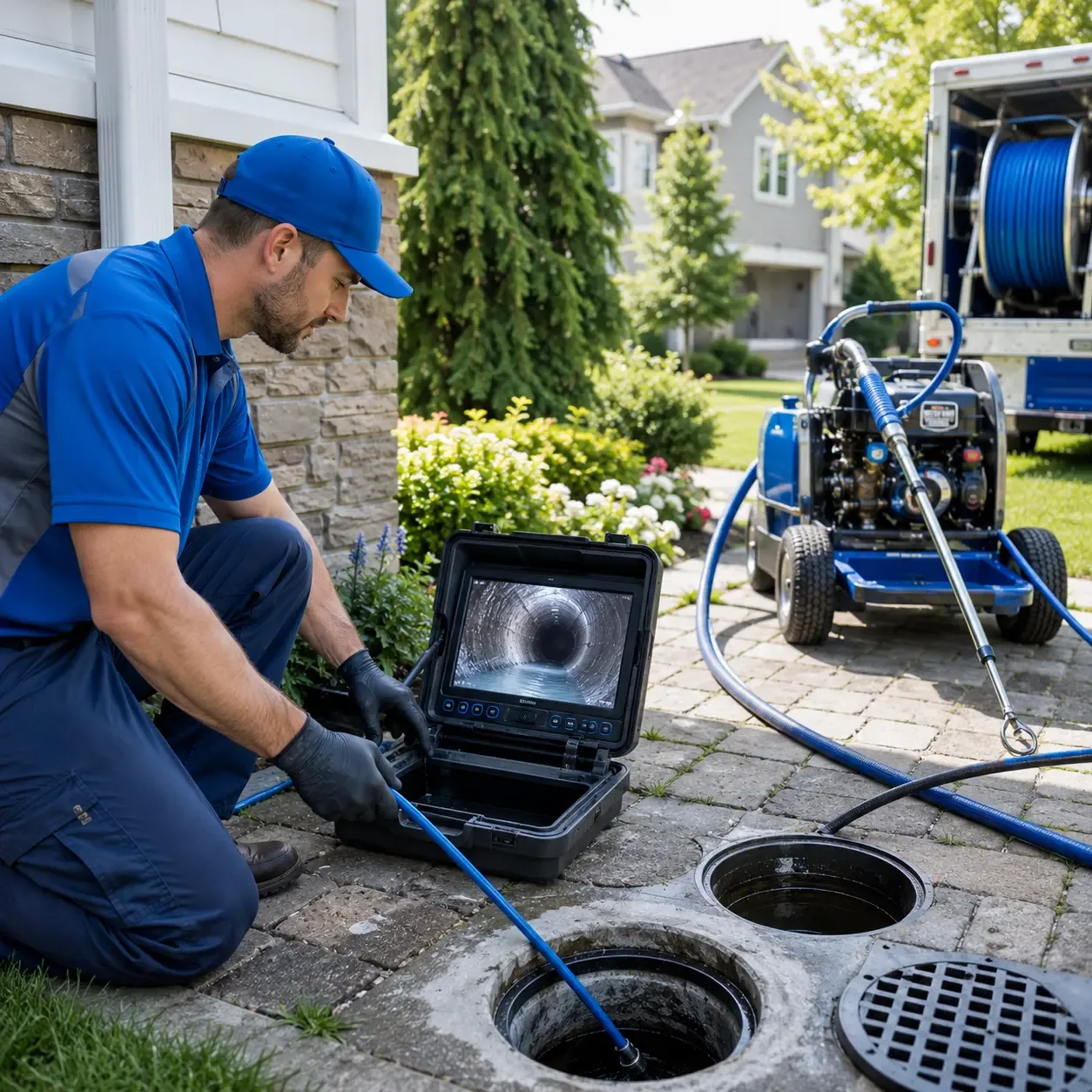 Outdoor drain cleaning professionals serving New Kensington, PA